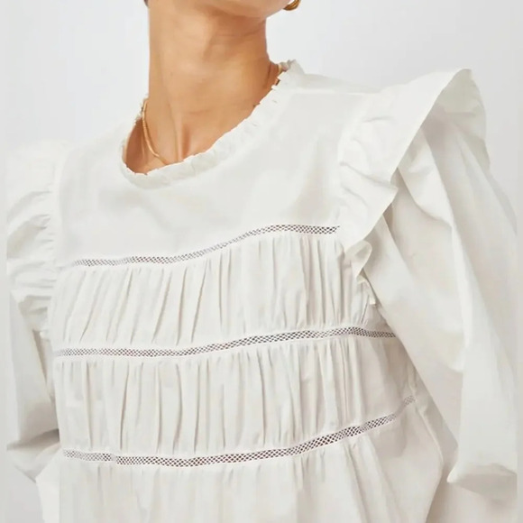 NWT Rails Faren Mini Dress White Size Medium - Picture 2 of 10